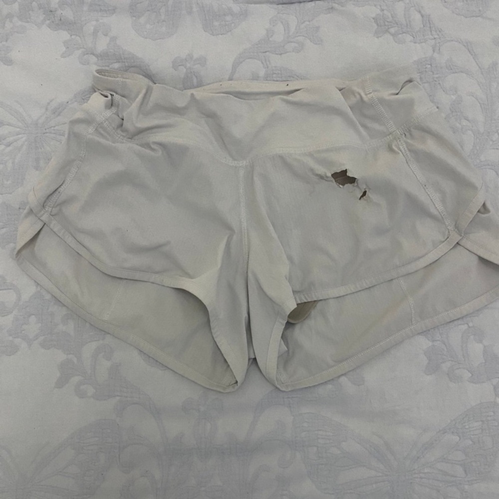 Lululemon white shorts